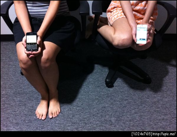blackberry ขาลง iphone ขาขึ้นจริงๆ มีรูปมายืนยัน