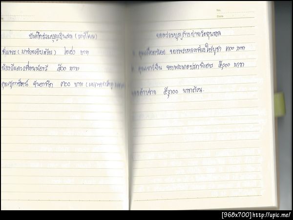 ร่วมบุญจิปาถะของโยมและยอดค้างชำระวัตถุมงคล