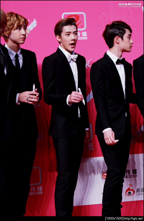 [Pic] 120917 Sehun @ Mengniu Music Award [SEHUNA]