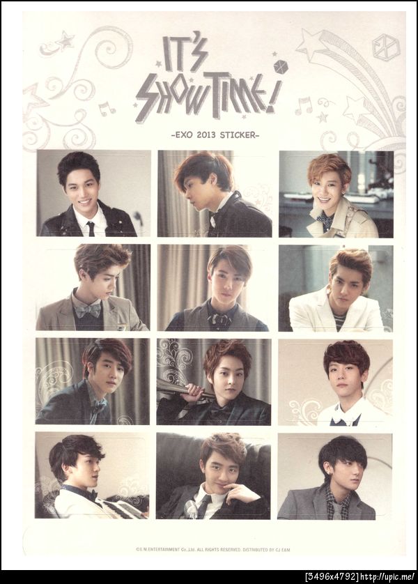 [Pic Scan] EXO 2013 Calendar It's Show Time #ลายเซ็น [Scaned by : kaibaby0114的分] 29P