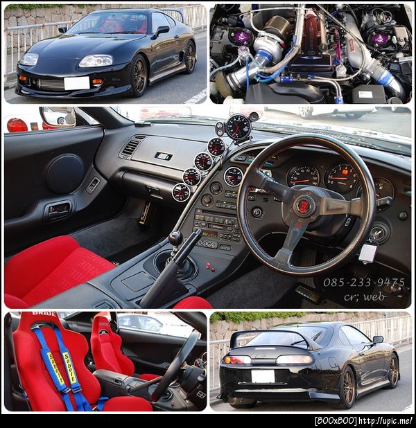 toyota supra 2jz-gte defi gauge