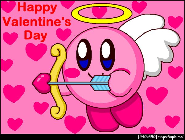 Happy Valentine Day (Cupid Kirby)