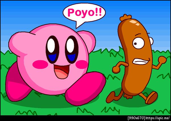 Kirby Follow Sausage
