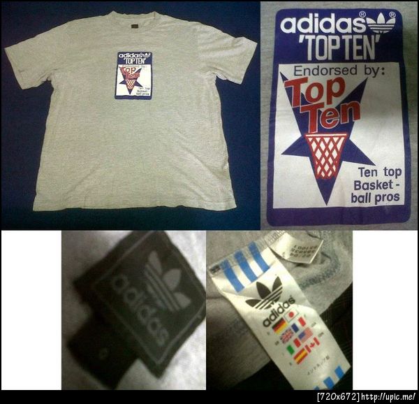 เสื้อ Adidas Original สกรีนลายAdidas Toptenด้านหน้า ผ้าเรยองสีเทา ผ้านิ่มมากๆ ไซท์ XL ขนาด อก24 ยาว30 สภาพ80% ราคา300 บาท