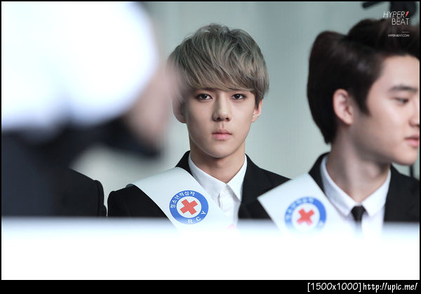 [Pic] 121202 Sehun at Red Cross Youth [Hyper Beat] 45P