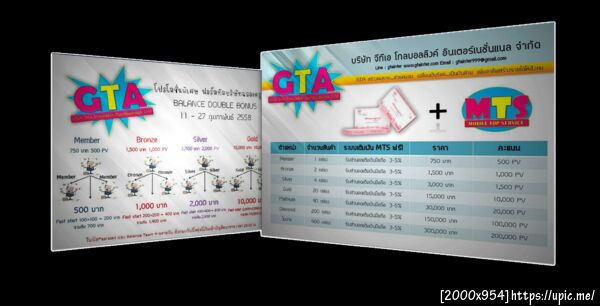 เปลี่ยนเงินร้อยให้กลายเป็นเงินแสนกับ งานออนไลน์ GTA INTER ทำงานง่ายๆ !! แค่สมัครและบอกต่อรอรับรายได้สูงสุด 500-150,000 บาท/วัน  สมัครแล้วมีดีอะไรและได้อะไรบ้าง !! - ค่าเเสนถูกเพียง 750 บาท - ได้รับสินค้า 1 ชิ้นโดยไม่เสียค่าสมัครฟรี - แค่บอกต่อรับรายได้แนะนำ 200/คน - รับรายได้จับคู่ทีมอีก 500 บาท - รับรายได้จับคู่+แนะนำรวม 900 บาท - รับระบบเติมเงินออนไลน์ฟรี - ขายหรือไม่ขายก็ได้รับรายได้ทั้งหมด - เสียค่าสมัครครั้งเดียวตลอดชีพ - มีสิทธิรับของรางวัลมากมายจากบริษัท - มีโปรโมชั่นท่องเที่ยวฟรีต่างประเทศทุกปี  Line : titlecabnet Tel : 099-859-9245  ศึกษาข้อมูลเพิ่มเติมได้ที่ http://online24rich.com/?id=teamgta