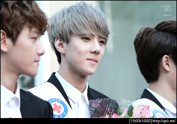 [Pic] 121202 Sehun at Red Cross Youth [Hyper Beat] 45P