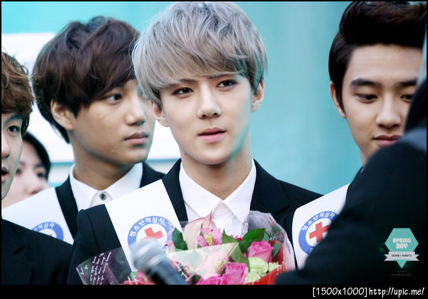 [Pic] 121202 Sehun @ Red Cross Youth [SPRING BOY] 23P