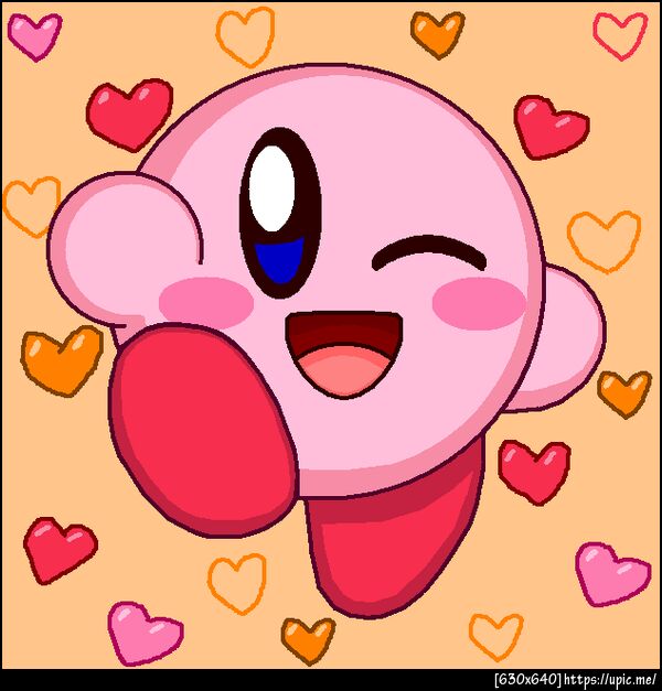 Kirby Wink Cute 2 (SSB4 Colors)