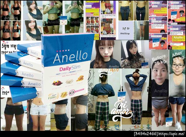 Anello Daily Slim อาหารเสริมลดน้ำหนักนำเข้าจากประเทสเกาหลี วิจัยและผลิตขึ้นมาด้วยวิวัฒนาการณ์และเทคโนโลยีที่ทันสมัย ผสมผสานกับสารสกัดจากสมุนไพรจากธรรมชาติที่มีฤทธิ์ช่วยในการลดน้ำหนักอย่างเห็นผลจริงและยังบำรุงร่างกายโดยเฉพาะ "Anello Daily Slim อาหารเสริมลดน้ำหนัก เน้นลดตรงส่วนที่ลดยากๆ เช่น หน้า เหนียง หนอก ปีกหลัง ต้นแขนเอว พุง สะโพก และต้นขา ให้สัดส่วนกระชับเล็กลง ผิวสวยใส หุ่นดีมีสมดุล สุขภาพดี "
