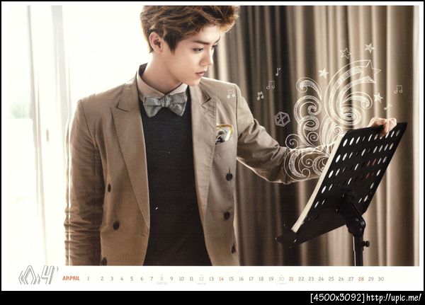 [Pic Scan] EXO 2013 Calendar It's Show Time #Luhan [Scaned by : kaibaby0114的分] 29P
