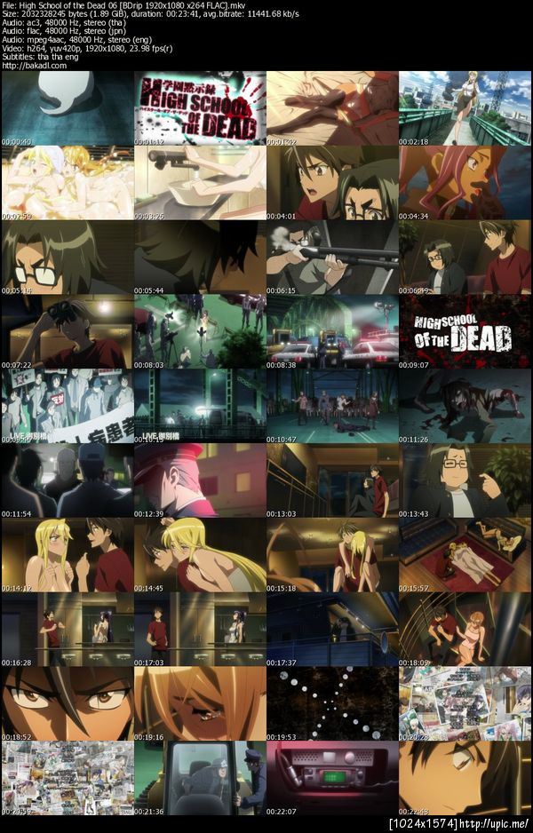 High School of the Dead 06 [BDrip 1920x1080 x264 FLAC]