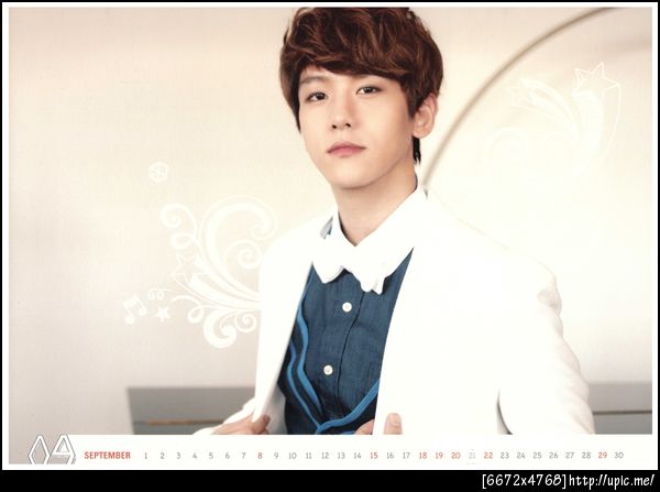 [Pic Scan] EXO 2013 Calendar It's Show Time #Baekhyun [Scaned by : kaibaby0114的分] 29P