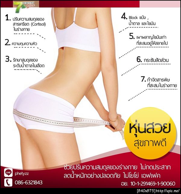 Perfect Slen ลดน้ำหนัก กระชับสัดส่วน หุ่นสวย สุขภาพดี ด้วย 7 กลไก