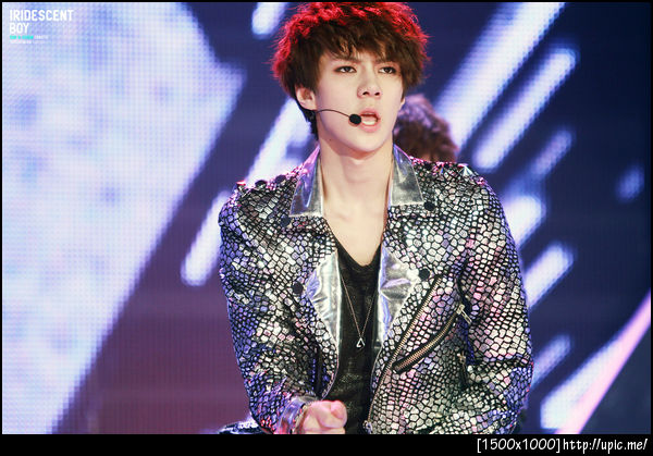 [Pic] 120502 Sehun @ 120502 Arirang Simply K-pop [IRIDESCENT BOY] 3P