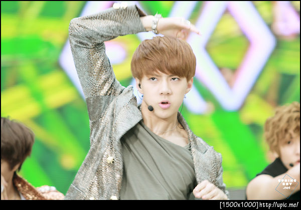 [Pic] 120608 Sehun @ Jeonju Music Bank [SPRING BOY] 6P 