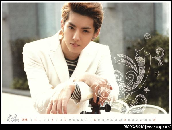 [Pic Scan] EXO 2013 Calendar It's Show Time #Kris [Scaned by : kaibaby0114的分] 29P