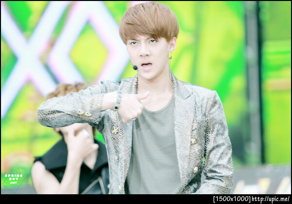 [Pic] 120608 Sehun @ Jeonju Music Bank [SPRING BOY] 6P 