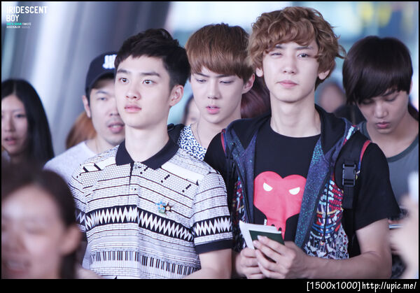 [Pic] 120730 Sehun @ Incheon Airport [IRIDESCENT BOY] 2P