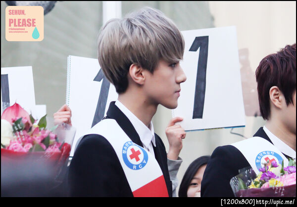 [Pic] 121202 Sehun - Red Cross Youth [Sehun Please] 6P  