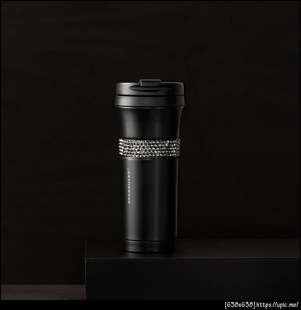Limited USA stainless steel tumbler adorne with Swarovski crystals