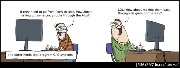 สาเหตุที่ GPS ชอบพาเราไปทางแปลกๆ อิๆ