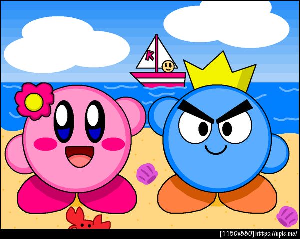Kirby and Fluff