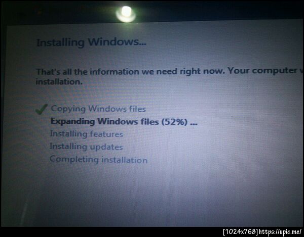 ลง win 7 ใช้เวลา 20 นาที