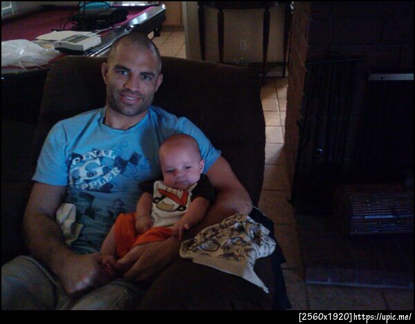 relaxing with matthew on fathers day : )