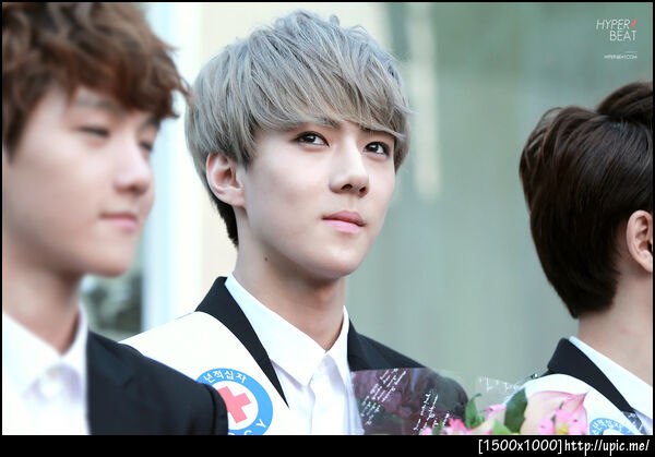 [Pic] 121202 Sehun at Red Cross Youth [Hyper Beat] 45P