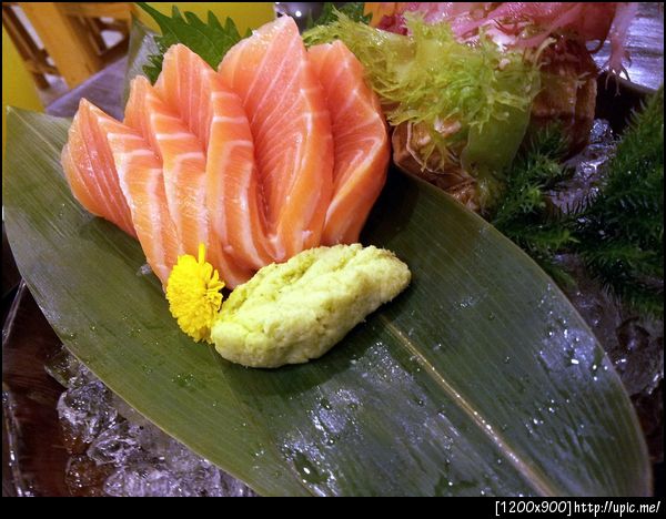 แซลม่อนชิ้นอย่างใหญ่ ร้าน kaizen ชิ้นเดียวเต็มปาก >,,<