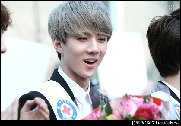 [Pic] 121202 Sehun at Red Cross Youth [Hyper Beat] 45P