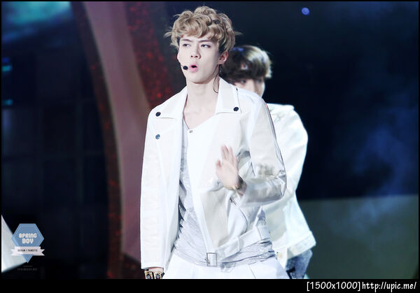 [Pic] 121119 Sehun @ Korean Popular Culture & Arts Awards Ceremony [SPRING BOY] 10P 