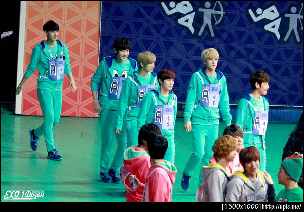 [Pic] 130128 Luhan Tao Suho Chanyeol Baekhyun and Sehun at Idol Star Olympic [EXO1DOZEN] 4P