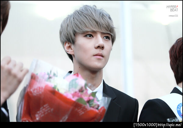[Pic] 121202 Sehun at Red Cross Youth [Hyper Beat] 45P