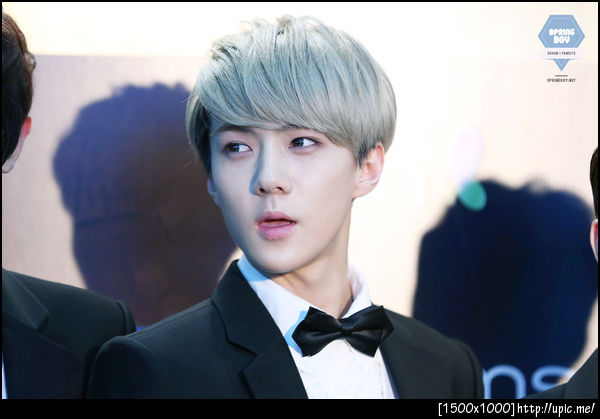 [Pic] 130115 Sehun at Golden Disk Award [SPRING BOY] 10P
