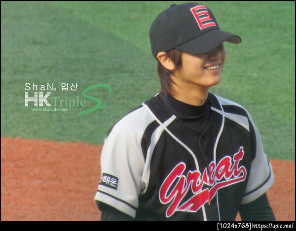 Add caption here110224 Young Saeng at M4's MV Shooting with Baseball Team