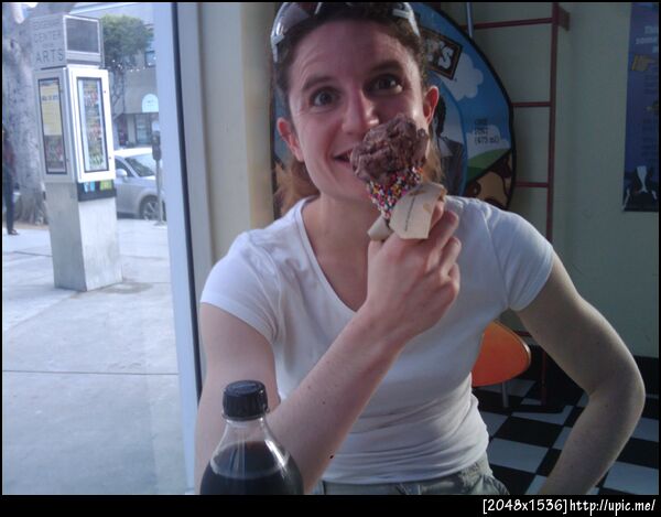 Ben and jerry's in Santa Monica 