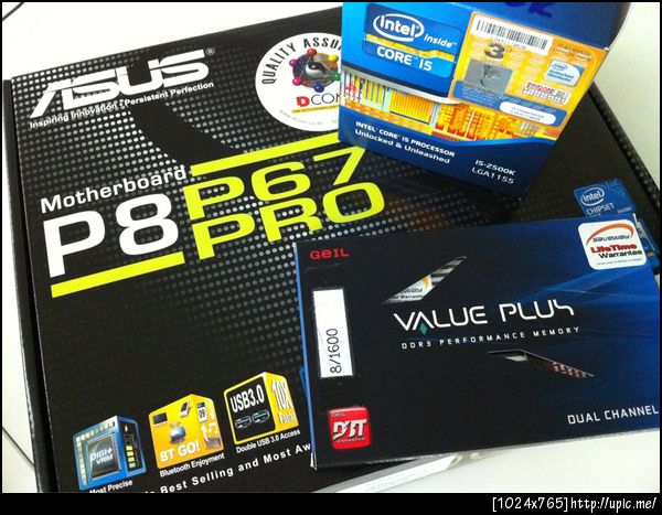 จัดมาแว้ว Core-i5-2500K ลง ASUS P8P67Pro บวกกับ Geil DDR3-8GB