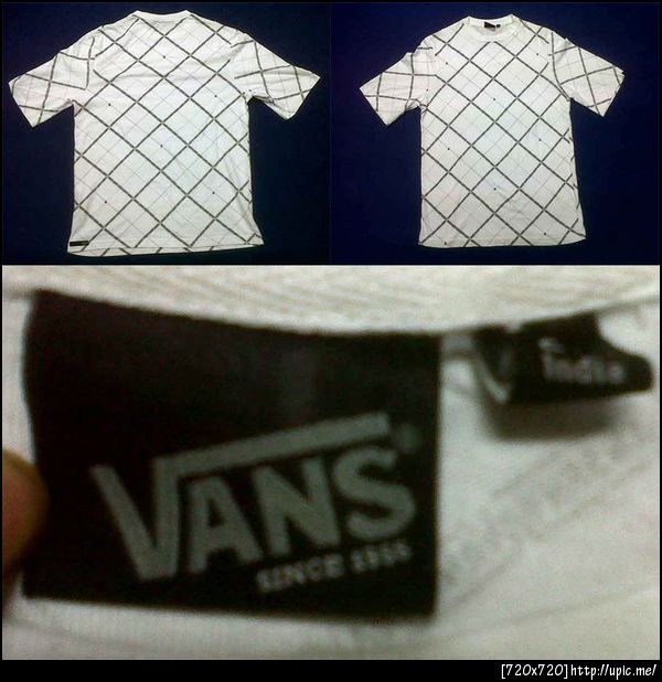 เสื้อยืดvans สีขาว ลายตาราง สีขาว สภาพดีไซท์ S (M) ขนาด19.5 ยาว25ราคา 300 บาท