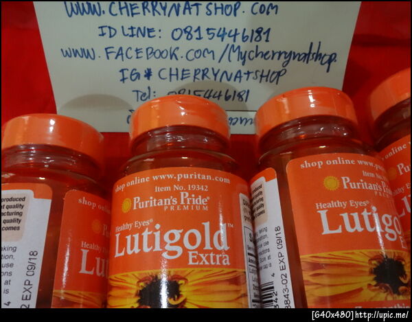 #วิตามินบำรุงสุขภาพดวงตาป้องกันจอประสาทตาเสื่อมPuritan's Pride #Lutigold Extra Meso-Zeaxnthin Zeaxa ขนาด60เม็ดSoftgels นำเข้าจากอเมริกา