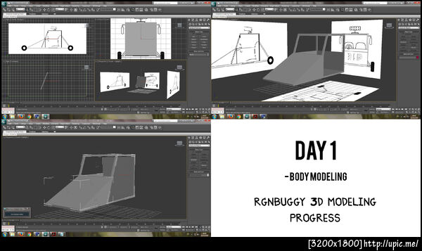 RGN Buggy: Behind the 3D Modeling Day 1