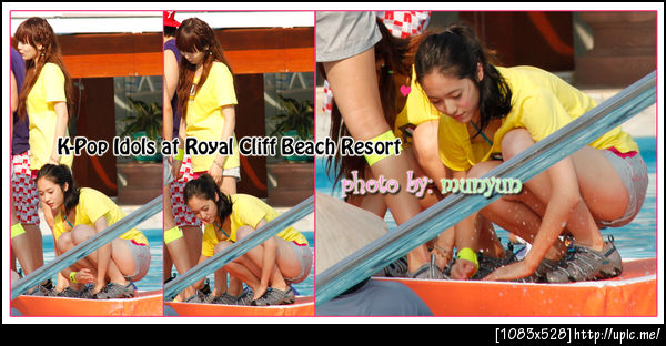 Krystal&Hyunah(♥แผนกวิดน้ำ=.=)