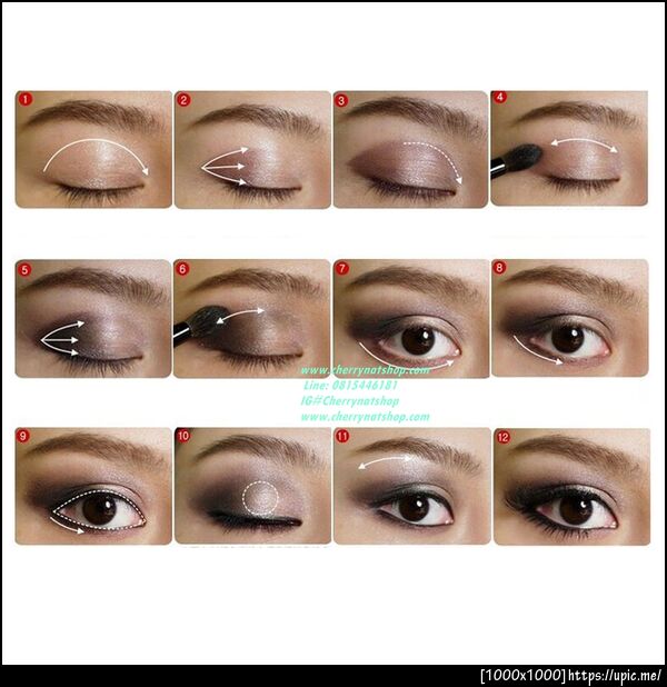 cherrynatshopสอนวิธีแต่งตาอย่างธรรมชาติด้วยพาเลทอายแชโดว์warm color