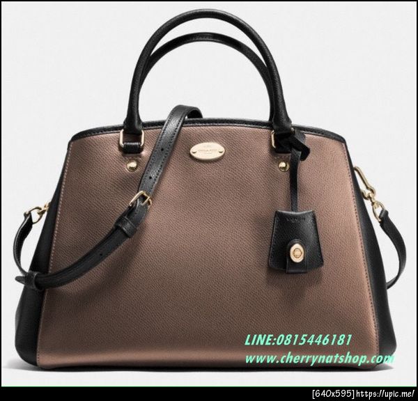 SMALL MARGOT CARRYALL IN BICOLOR METALLIC CROSSGRAIN LEATHER STYLE: F35923