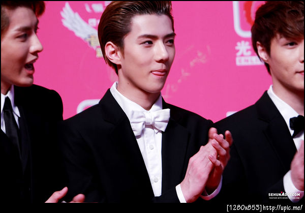 [Pic] 120917 Sehun @ Mengniu Music Award [SEHUNA]