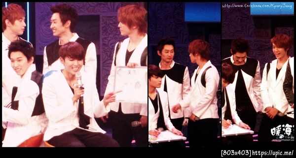 @donghae861015 anh lên cơn ghen à :"3