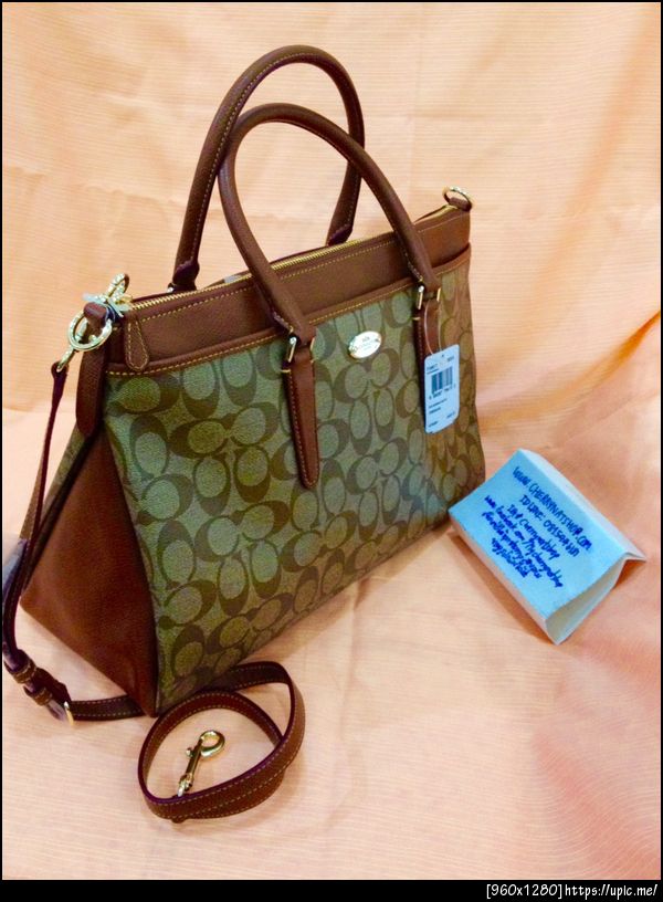 MORGAN SATCHEL IN SIGNATURE STYLE: F34617 by Cherrynatshop