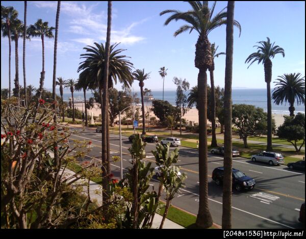 view from the hotel