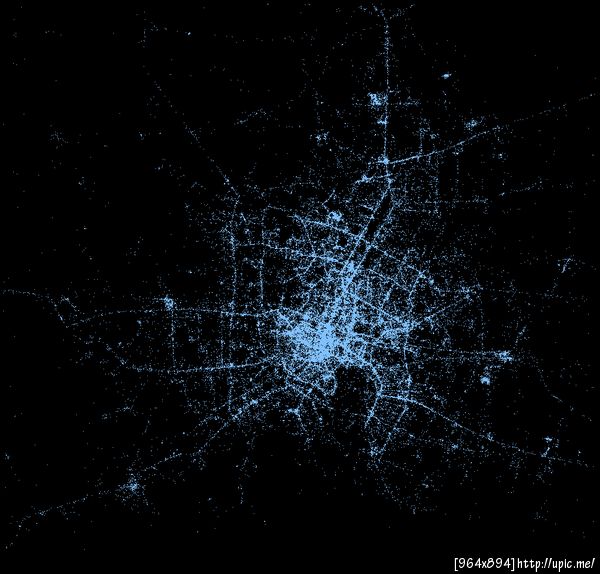 update แผนที่"พิกัด"ที่ชาวทวิตเตอร์ทวีตกันในบริเวณกรุงเทพและปริมณฑล (ประมาณ 66% ของทั้งประเทศ)